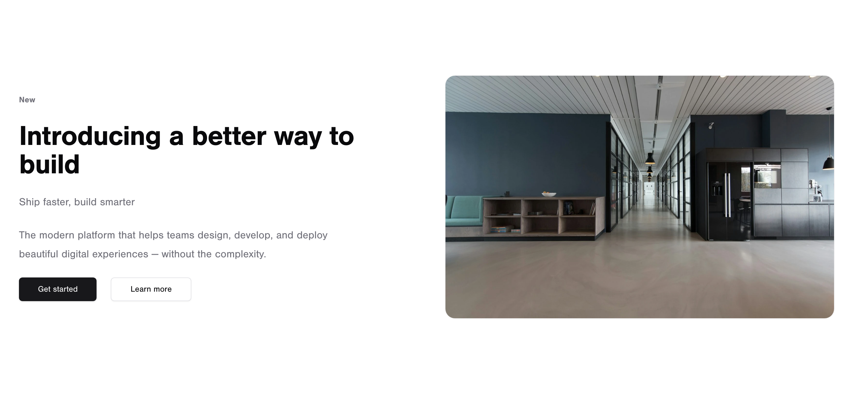 Horizontal Image Hero preview